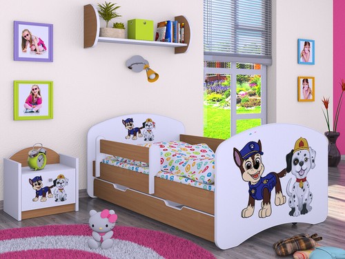 Kinderbett super hunde - hunde, paw
