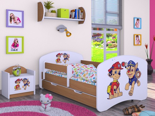 Kinderbett super hunde paw - kinderbett, |