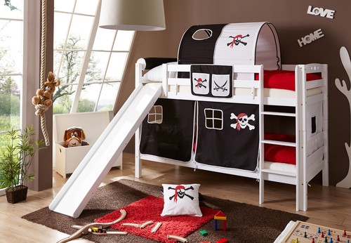 Ticaa etagenbett mit rutsche - etagenbett,