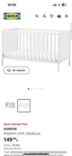 Ikea sundvik 70x140 - ikea,