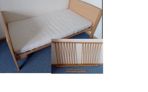 Babybett kinderbett 2in1 - babybett,